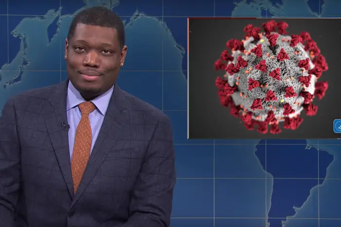 A photo of Michael Che on SNL